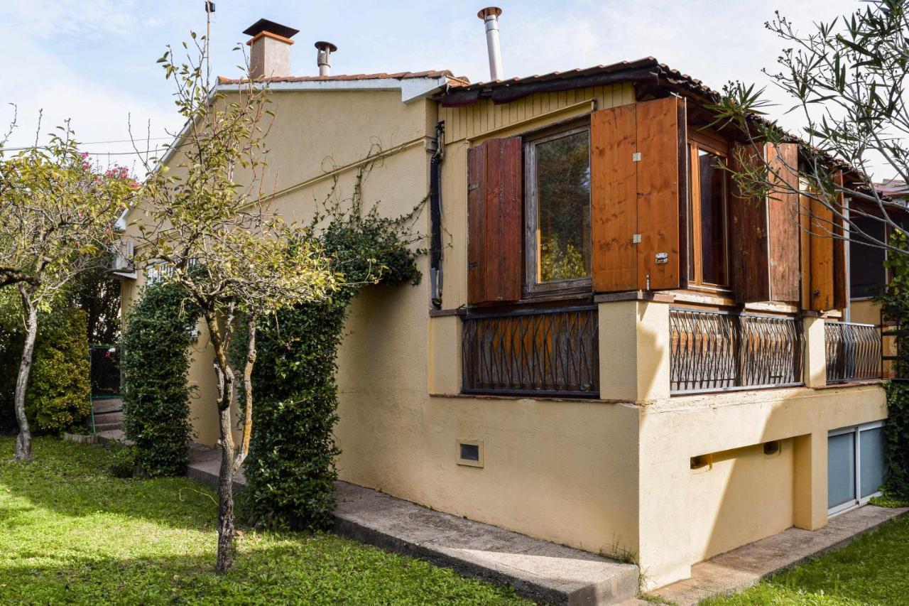 Can Camps Besalu Casa Planta Baja Con Jardin Eksteriør billede