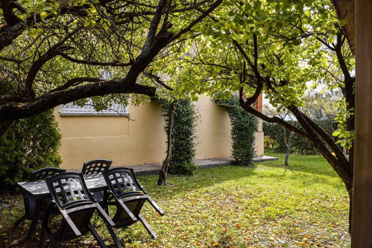 Can Camps Besalu Casa Planta Baja Con Jardin Eksteriør billede